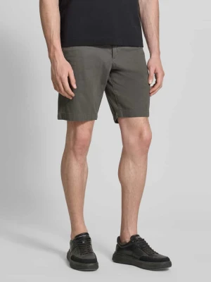 Szorty o kroju slim fit z mieszanki bawełny model 'SALO' Marc O'Polo Ciemnoszary