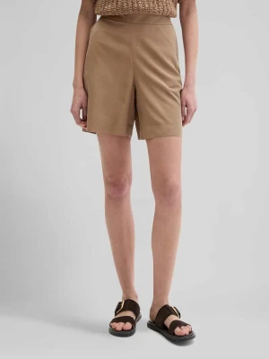 szorty o kroju straight fit i dodatek lnu Marc O'Polo
