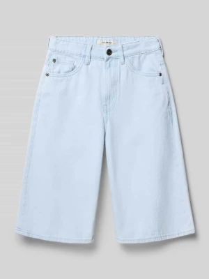 Szorty o kroju straight fit w optyce denimu Garcia Jasnoniebieski