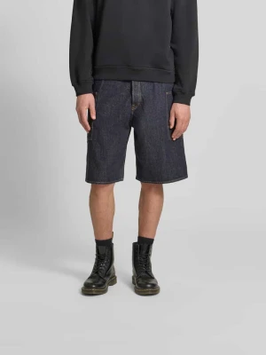 Szorty o kroju straight fit w optyce denimu Kenzo Ciemnoniebieski