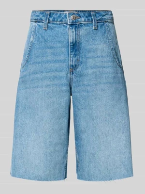 Szorty o kroju straight fit w stylu denim Model 'Joa' Topshop Jeansowy niebieski