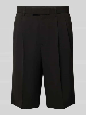 Szorty o kroju straight fit z dodatkiem wiskozy lindbergh