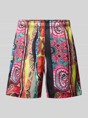 Szorty o kroju straight fit z elastycznym pasem model 'Resort' COLUCCI