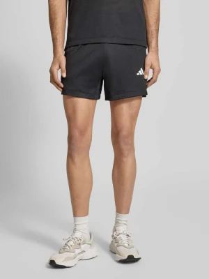 Szorty o kroju straight fit z nadrukiem z logo z efektem siateczki adidas Training