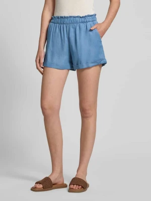 Szorty o luźnym kroju z lyocellu stylizowanego na denim model ‘HARPER’ Vero Moda