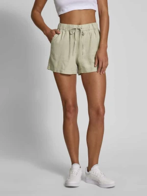 Szorty o luźnym kroju z mieszanki wiskozy i lnu model ‘CARO’ Only