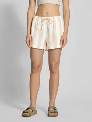 Szorty o luźnym kroju z mieszanki wiskozy i lnu model ‘CARO’ Only