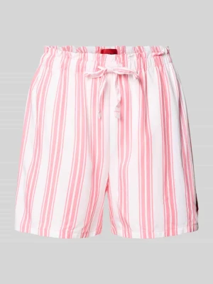Szorty od piżamy o kroju comfort fit z czystej wiskozy model 'TRUE SHORTS' HUGO