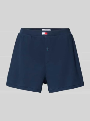Szorty od piżamy o kroju regular fit z mieszanki bawełny Tommy Hilfiger