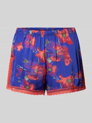 Szorty od piżamy o kroju regular fit z wiskozy model ‘FUN LACE’ HUGO