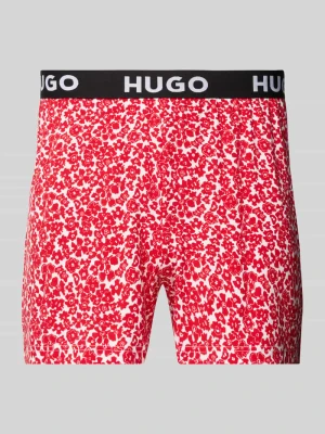 Szorty od piżamy o kroju relaxed fit z elastycznym pasem z logo HUGO
