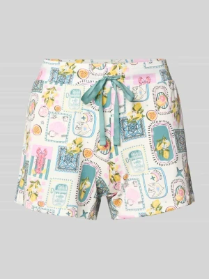 szorty od piżamy we wzór na całej powierzchni SKINY