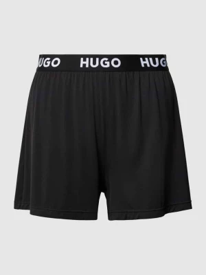 Szorty od piżamy z elastycznym pasem model ‘UNITE’ HUGO