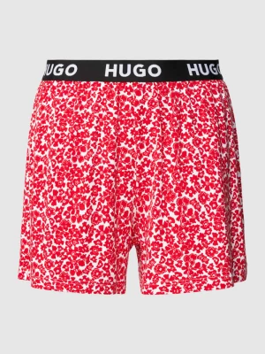 Szorty od piżamy z elastycznym pasem model ‘UNITE’ HUGO