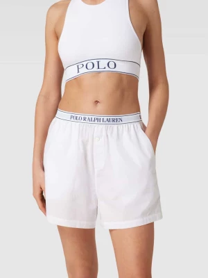 Szorty od piżamy z elastycznym paskiem z logo Polo Ralph Lauren