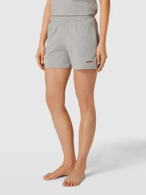 Szorty od piżamy z nadrukiem z logo model ‘SHUFFLE_SHORTS’ HUGO