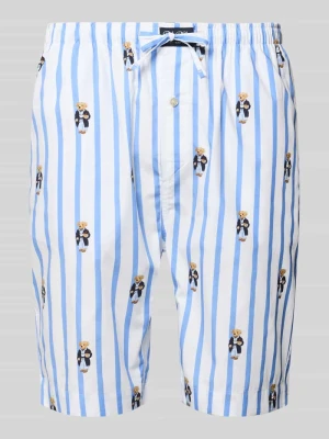 Szorty od piżamy z tunelem z czystej bawełny Polo Ralph Lauren Underwear