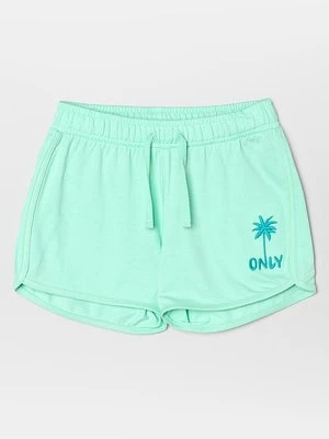 Szorty ONLY GIRLS zielony