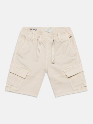 Szorty Pepe Jeans mleczny