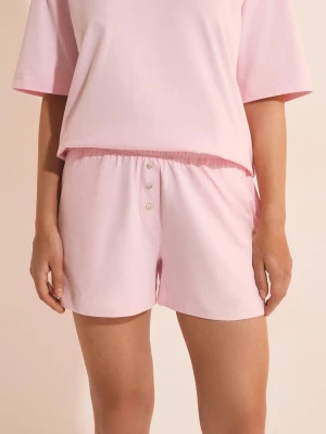 Szorty piżamowe boyfriend z bawełny Etam