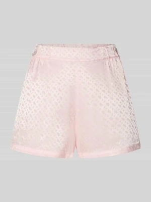 Szorty piżamowe w kroju regular fit z czystej wiskozy model 'B MONOGRAM SHORTS' Boss