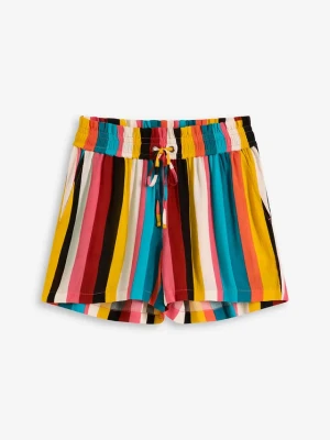 Szorty plażowe z lejącej wiskozy BonPrix
