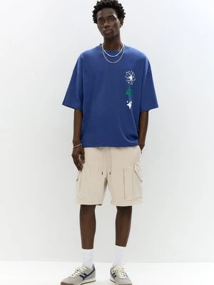 Szorty PULL&BEAR beżowy