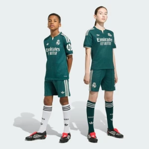Szorty Real Madryt 26 / 27 Away Kids Adidas Aurora Ivy