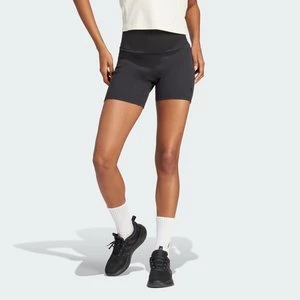 Szorty rowerowe Lounge Ribbed High-Waist Adidas