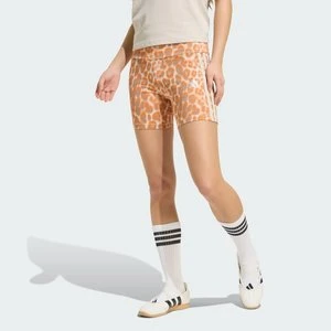 Szorty Seasonal Essentials Leopard Print Biker z 3 paskami Adidas
