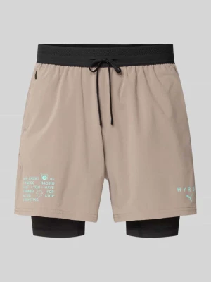 Szorty sportowe o kroju regular fit w stylu 2 w 1 model 'PUMA x HYROX DRYELITE'