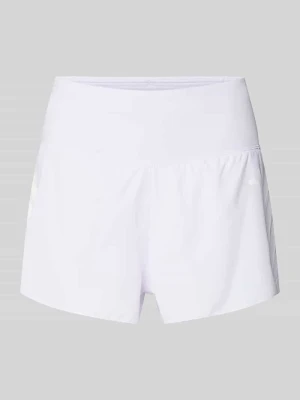 szorty sportowe o kroju regular fit z nadruk z logo model 'ADI365/// 2i1 W' Adidas Biały