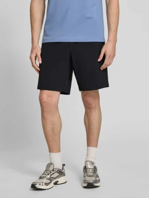 Szorty sportowe o kroju regular fit z nadrukiem z logo model 'TREVOL' BOSS Green