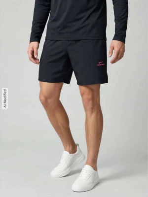 szorty sportowe o kroju regular fit z technologią dri-fit Nike Czarny