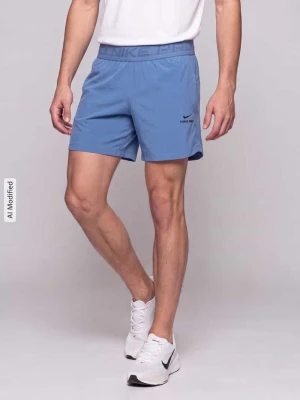 szorty sportowe o kroju regular fit z technologią dri-fit Nike Niebieski