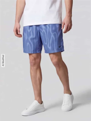 szorty sportowe o kroju regular fit z technologią dri-fit Nike Niebieski