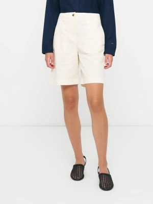 Szorty Tommy Hilfiger mleczny