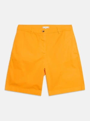Szorty Tommy Hilfiger pomarańczowy