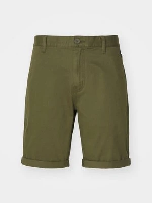 Szorty Tommy Jeans oliwkowy