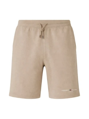Szorty Tommy Jeans jasny brąz