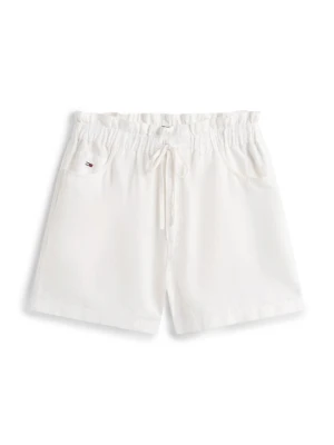 Szorty Tommy Jeans mleczny