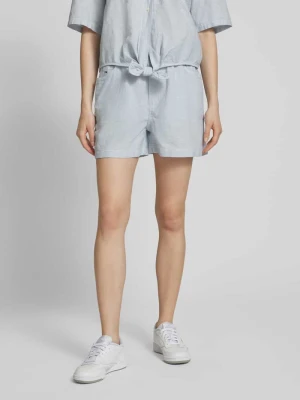 Zdjęcie produktu Szorty typu paperbag o kroju regular fit z mieszanki bawełny i lnu Tommy Jeans