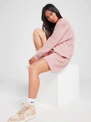 Szorty W Jordan Brkln Flc Short 2 Pink Glaze/white