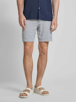Szorty w paski z tunelem Selected Homme