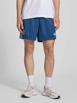Szorty w trykotowym stylu o kroju loose fit z aplikacją FIGC adidas Originals