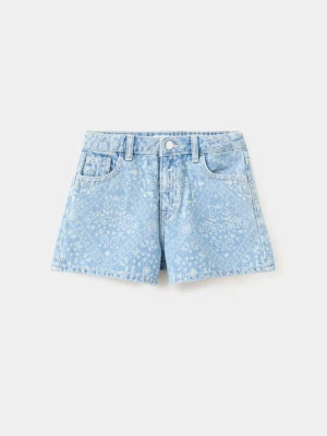 Szorty we wzór paisley jasnoniebieski - Dzieci - lata - MANGO KIDS