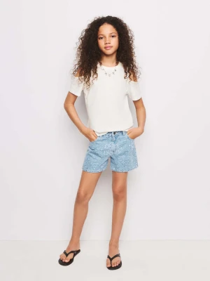 Szorty we wzór paisley jasnoniebieski - Dzieci - - MANGO KIDS