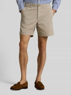 Szorty z bawełnianej mieszanki w kroju regular fit Polo Ralph Lauren Beżowy