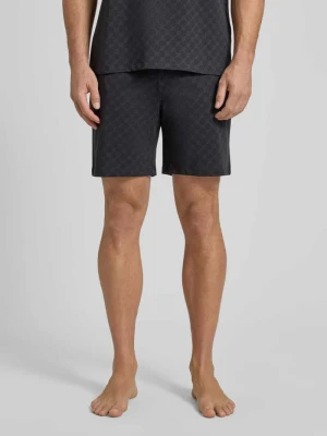 Szorty z bawełny z wzorem z logo JOOP! Collection