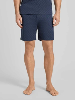 Szorty z bawełny z wzorem z logo JOOP! Collection